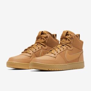 ✨BNWOT - Nike Court Borough Mid Winter Wheat Black Gum Brown Men's - size 7.5✨